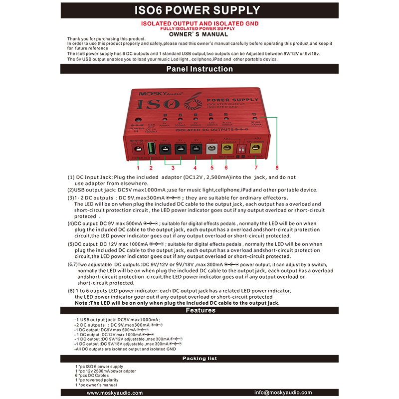 IS6 POWER SUPPLY